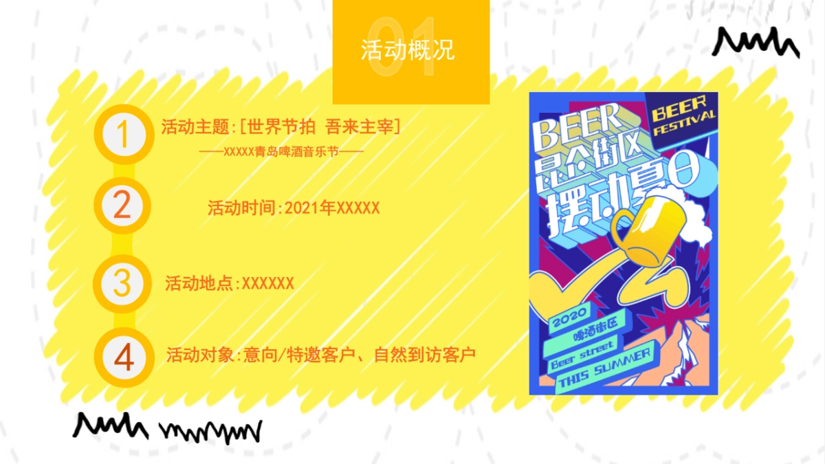 2021商业广场青岛啤酒音乐节“世界节拍·吾来主宰”活动策划方案_第4页