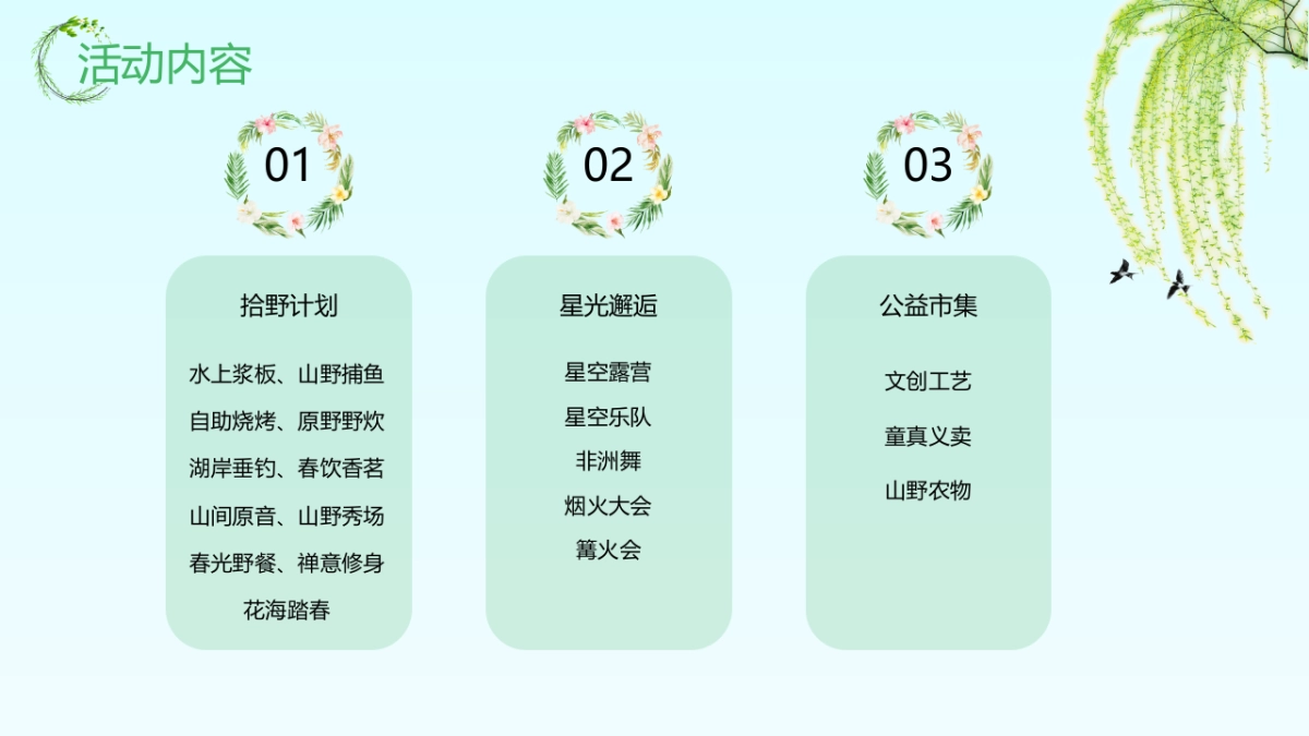 2022春日奇遇嘉年华（山野奇妙会主题）活动策划方案_第8页