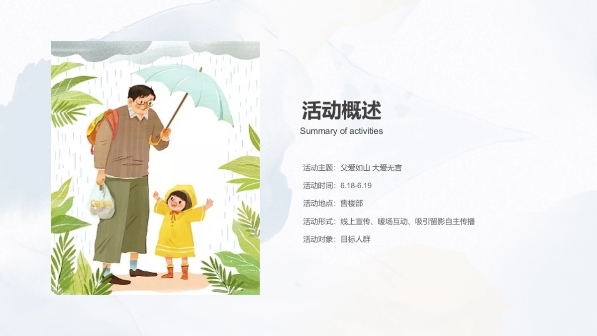 2022父亲节系列（父爱如山 大爱无言主题）活动策划方案_第8页