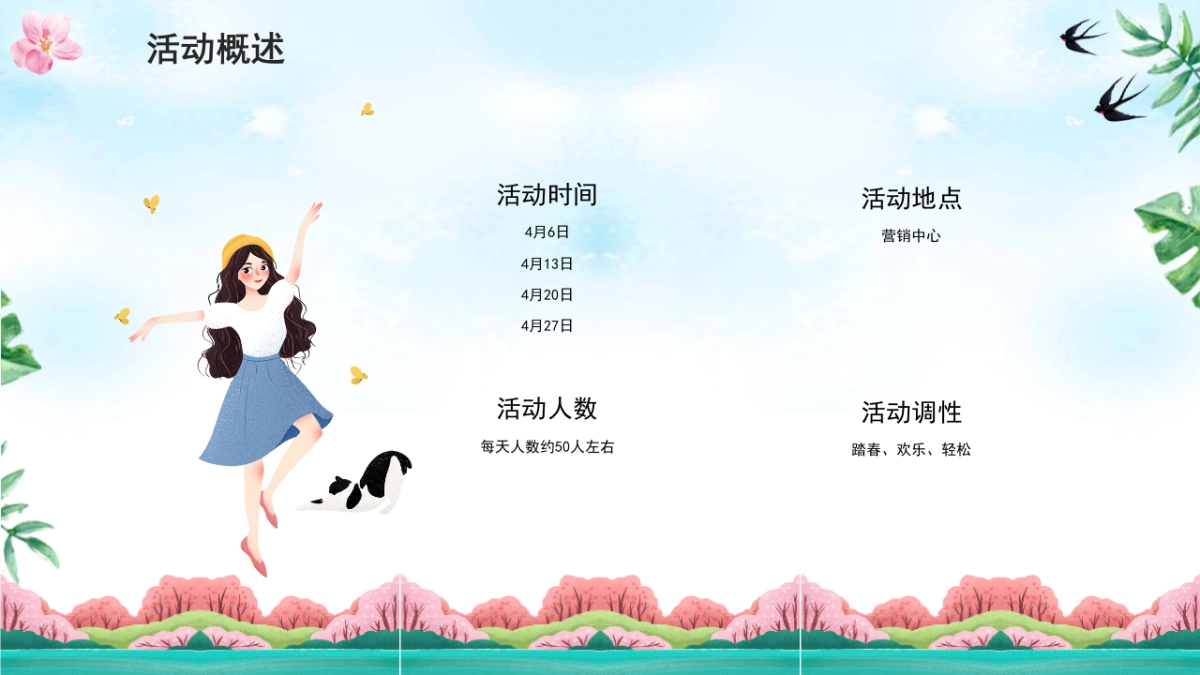 2023春天到踏青趣主题四月份暖场活动策划方案_第2页