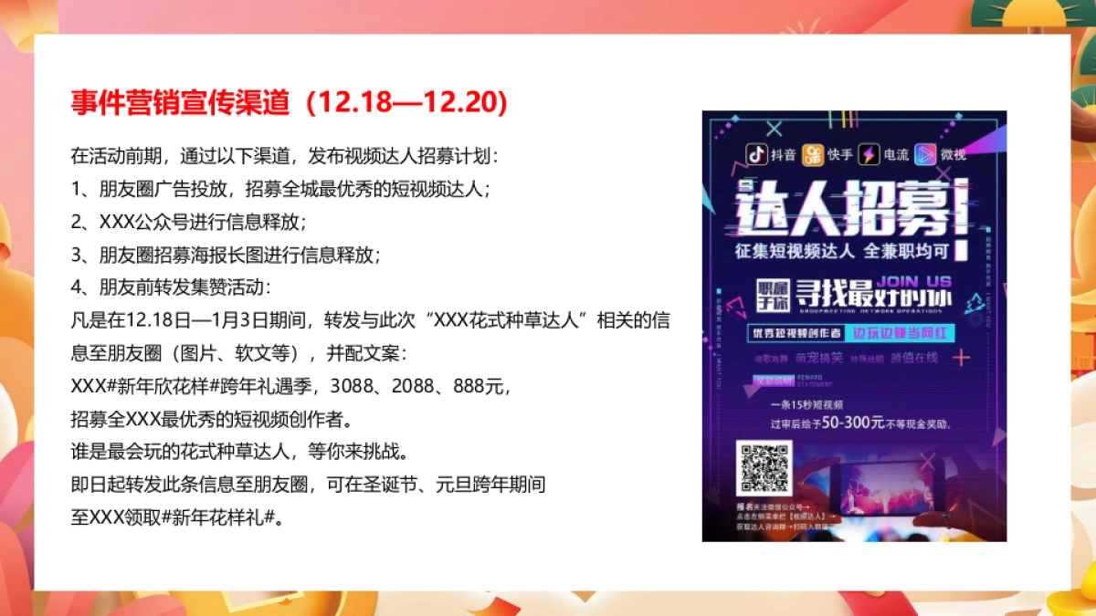 2022商业广场双旦系列“新年新花样”活动策划方案_第9页