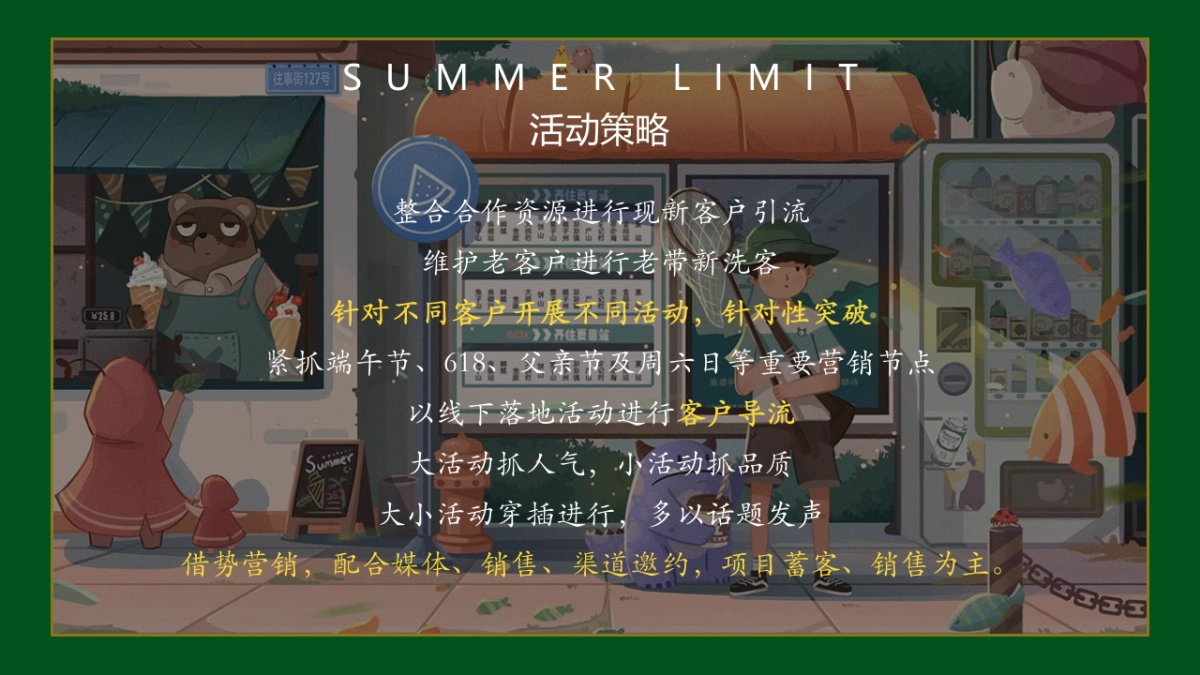 2022夏日月度暖场(唤醒夏日美好主题)活动策划方案_第9页