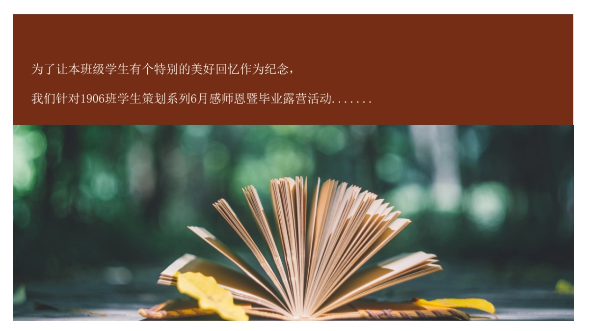 2023初中班级毕业季谢师恩暨“追光露营”活动策划方案_第5页