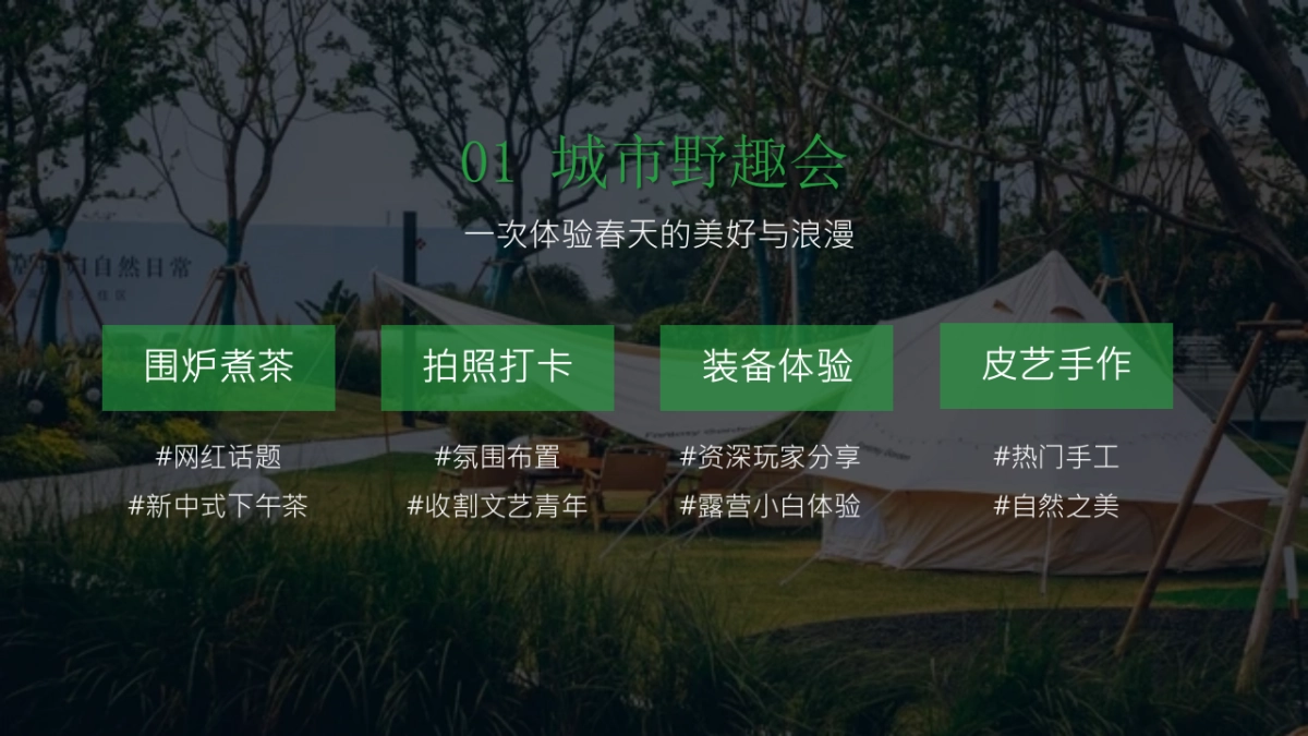 2023世纪金花城市春日露营计划“去野！去Yeah”活动策划方案_第10页