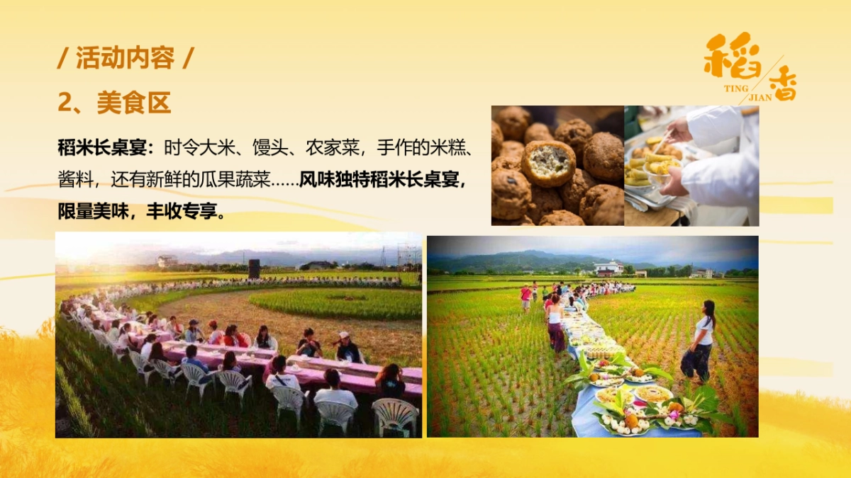 2023听见·稻香乡村稻田丰收音乐节暨美食嘉年华主题活动策划方案_第9页