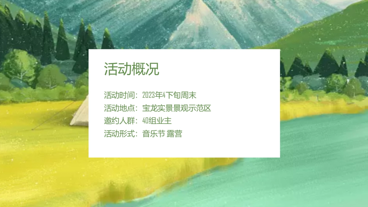 宝龙TOP奉甬新城音乐露营活动策划_第3页