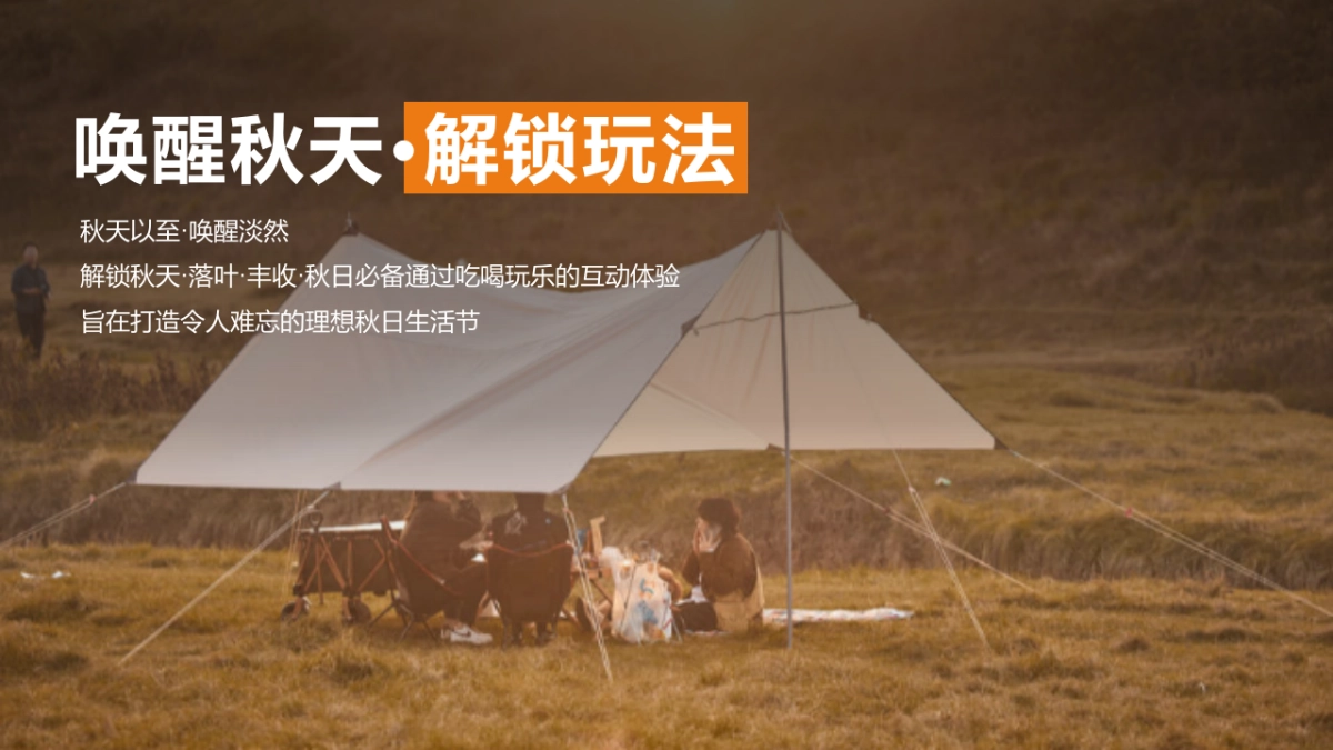 城市户外露营计划(稚时光 秋日游记主题)活动策划方案-36P_第3页