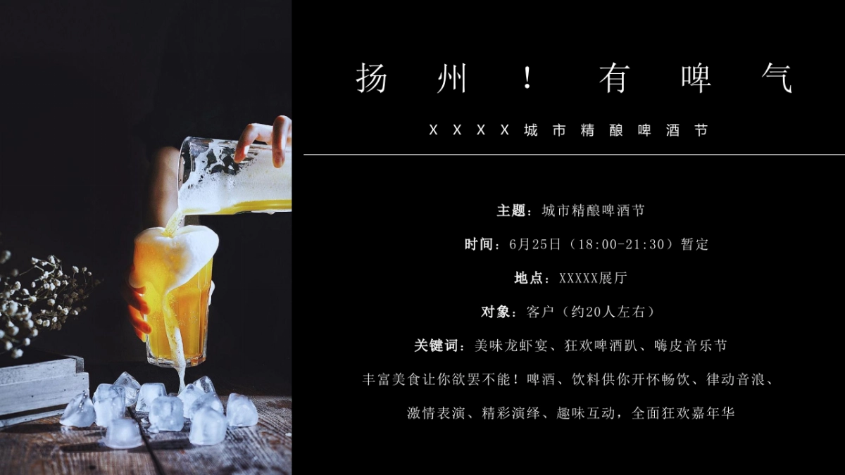 城市精酿啤酒节“扬州！有啤气”主题活动策划方案_第7页