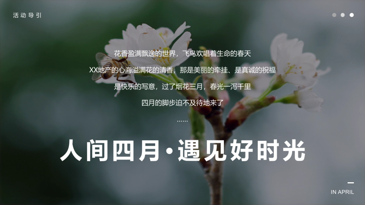 春季四月月度暖场“人间四月·遇见好时光”主题活动策划方案_第5页