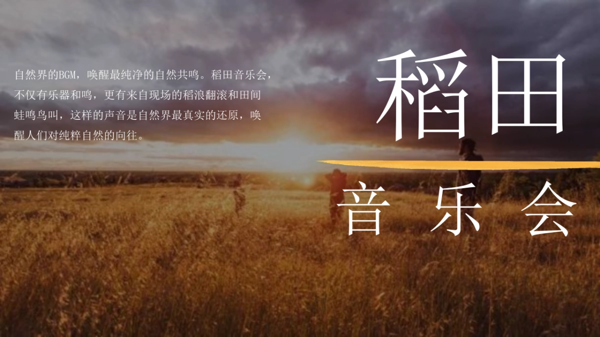 稻田麦田音乐会秋天丰收季主题活动活动策划方案-55P_第1页