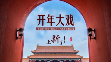 某商超2023喜庆开年活动方案“开年大戏”