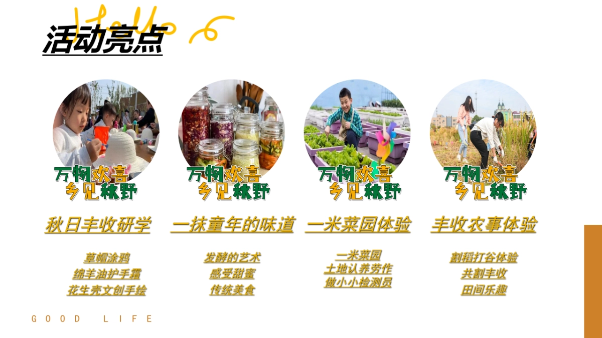 万物欢喜 乡见秋野 秋日田野丰收主题嘉年华活动策划方案-56P_第9页