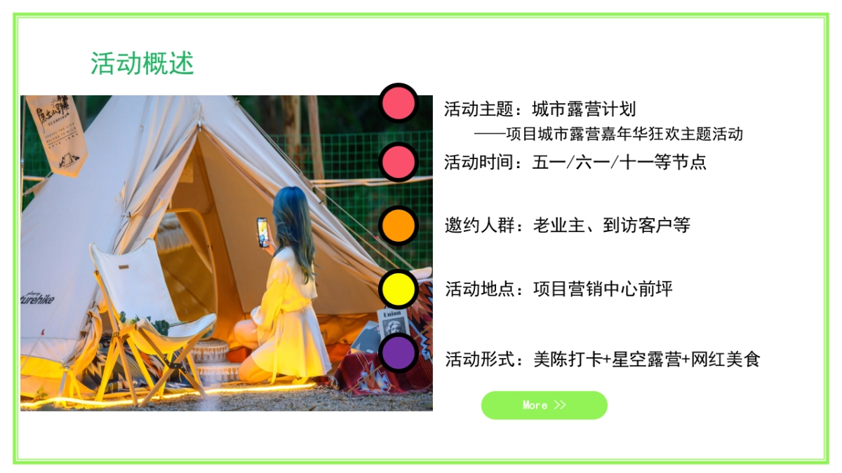 2022户外露营嘉年华狂欢（城市露营计划主题）活动策划方案_第7页