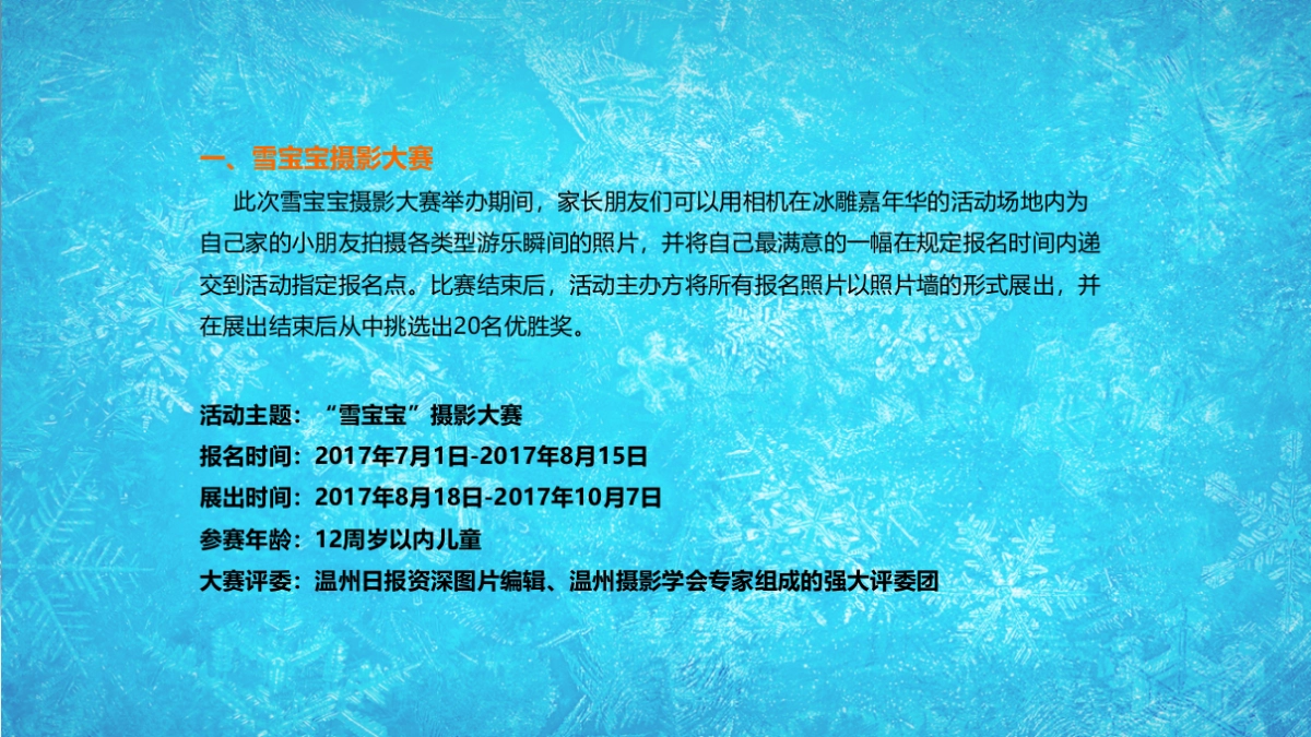 2017温州首届冰雪嘉年华招商方案_第9页