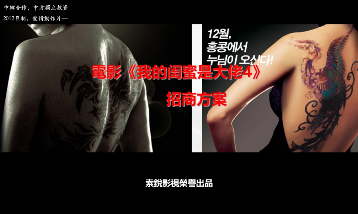 电影《我的闺蜜是大佬》招商方案_第1页