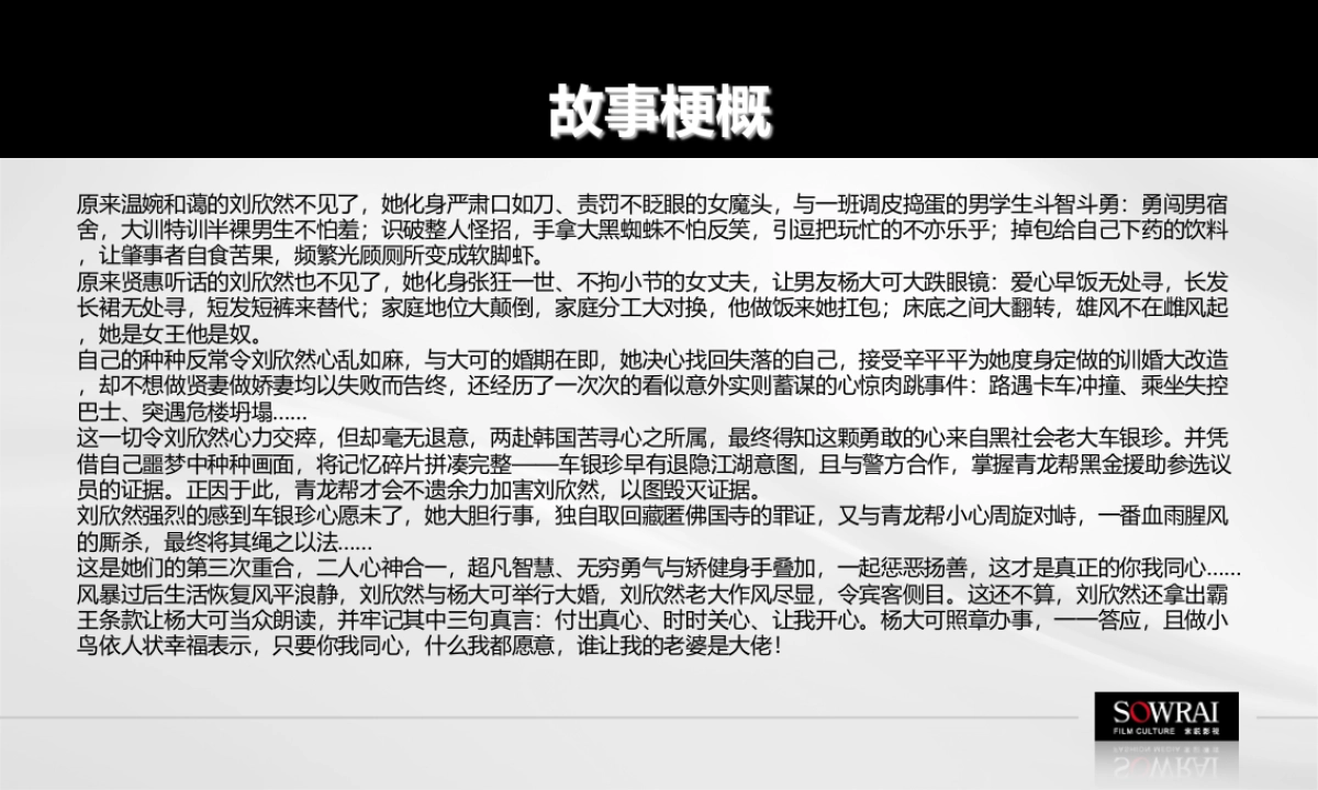 电影《我的闺蜜是大佬》招商方案_第6页