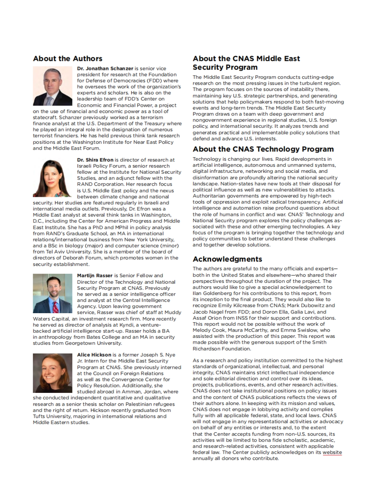 2022-调整美国—以色列在科技和中国问题上的合作（英）-新美国安全中心-23页_第2页