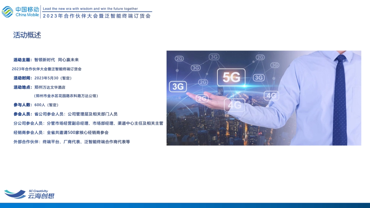 2023通信公司合作伙伴大会暨泛智能终端订货会活动策划案_第3页