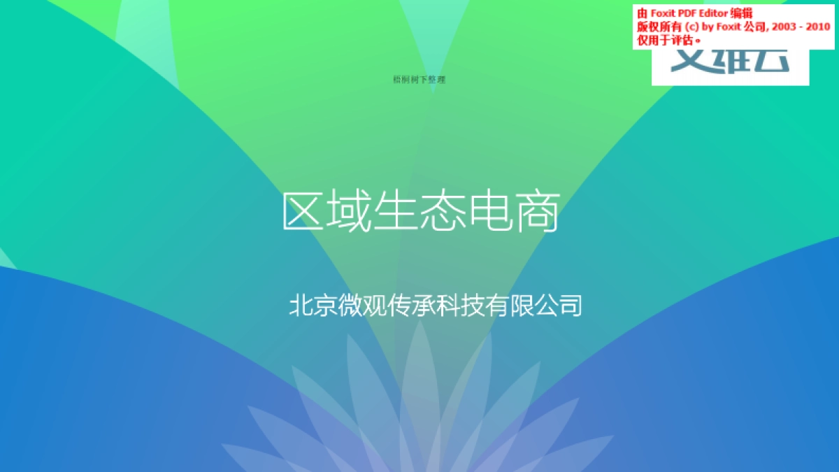 艾维云商业计划书_第1页