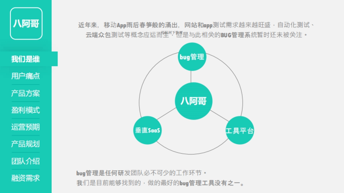 八阿哥bug管理工具商业计划书_第2页