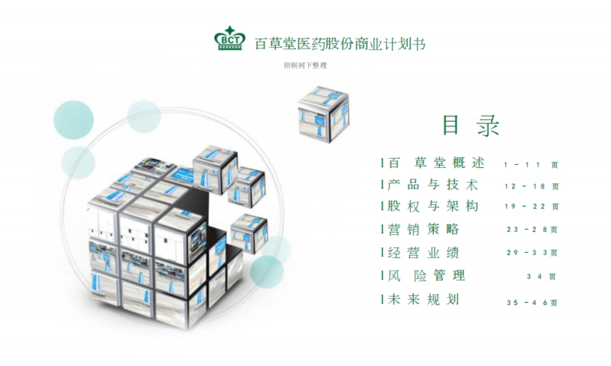 百草堂药业商业计划书_第2页