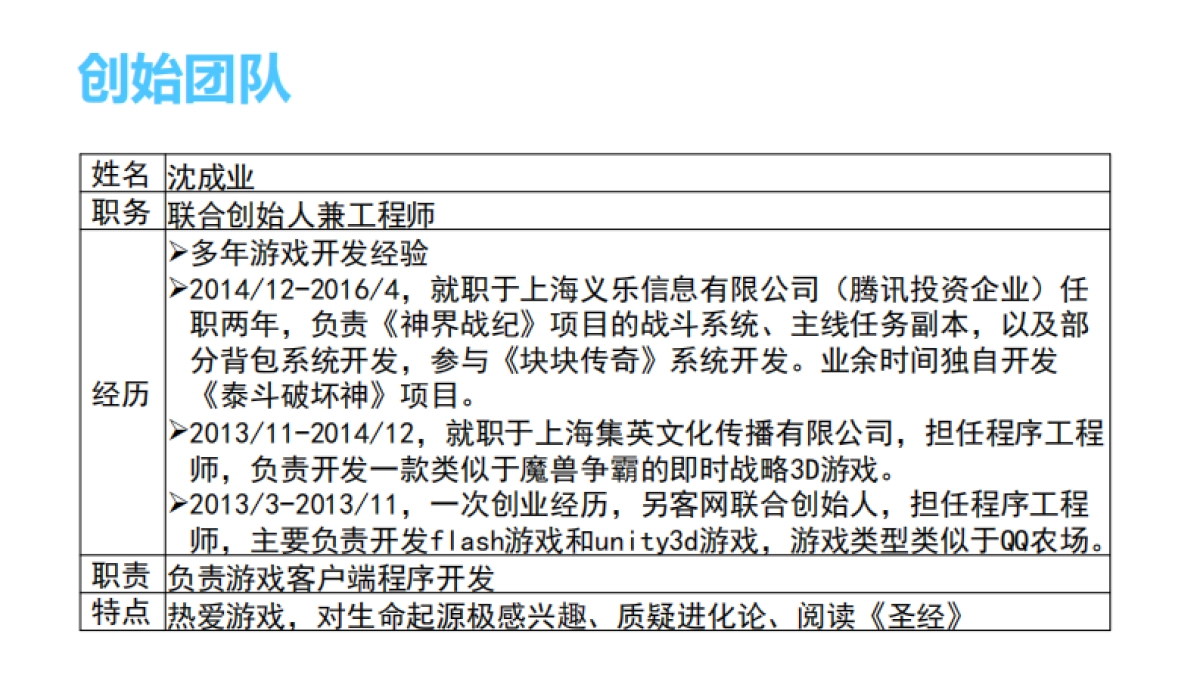 [上海幻真科技VR游戏]商业计划书_第9页