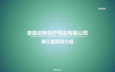 31.启新医疗商业计划书