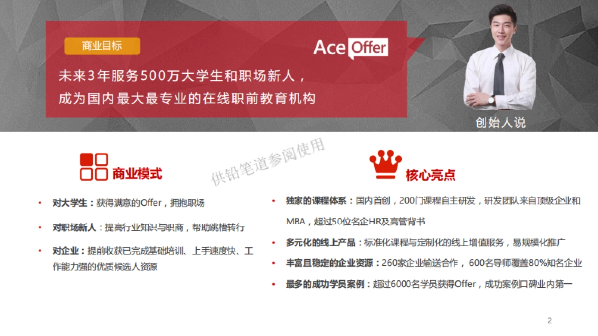 AceOffer_商业计划书_Rick_第2页