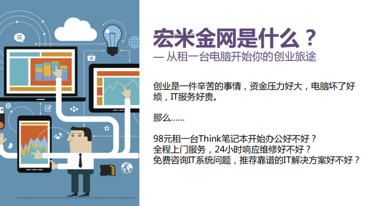 宏米金网 共享IT服务提供商 商业计划书_第2页