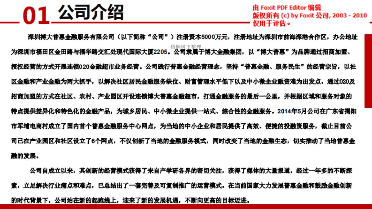 搏大普惠商业计划书_第5页