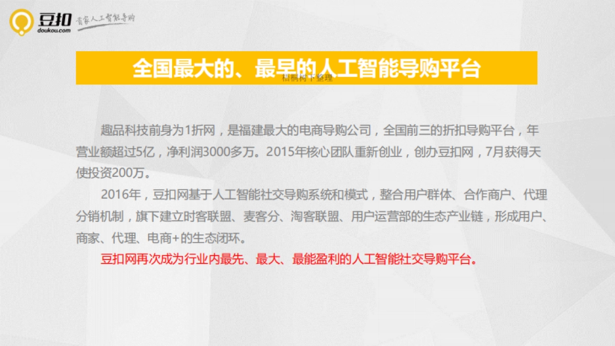 豆扣网商业计划书_第2页