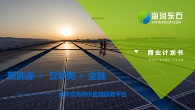 海润东石商业计划书