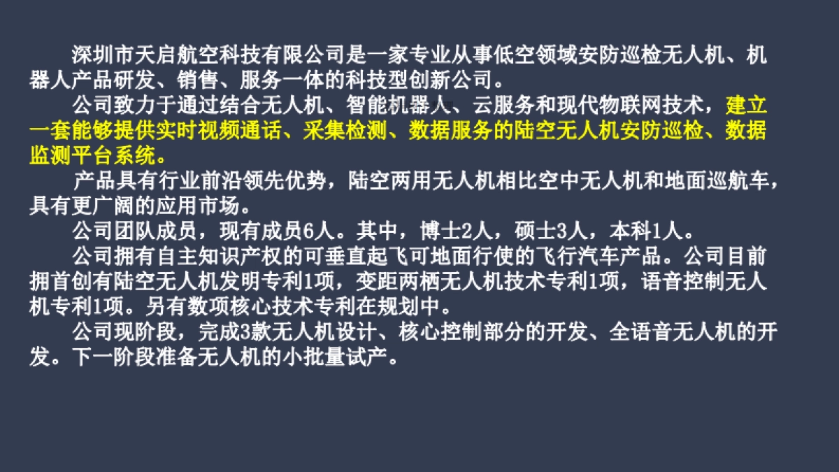 天启航空路演BP_第2页