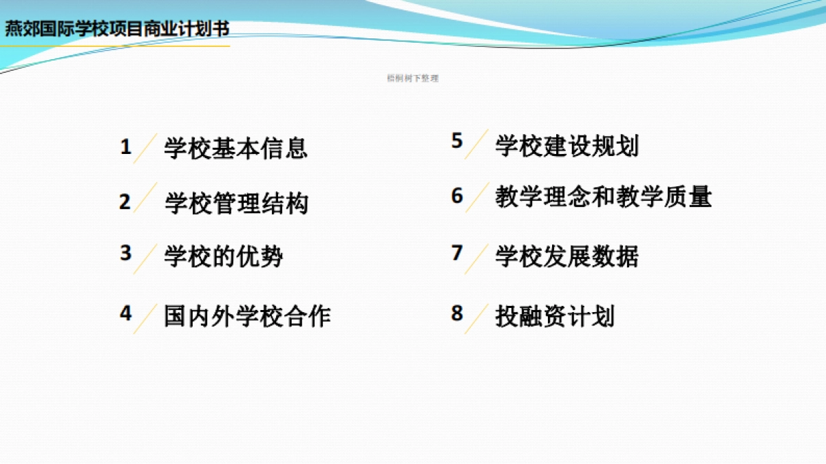 燕郊以诺国际学校.商业计划书_第2页