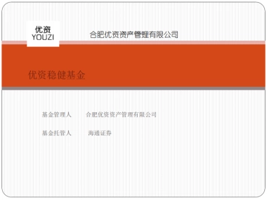 优资稳健基金.商业计划书