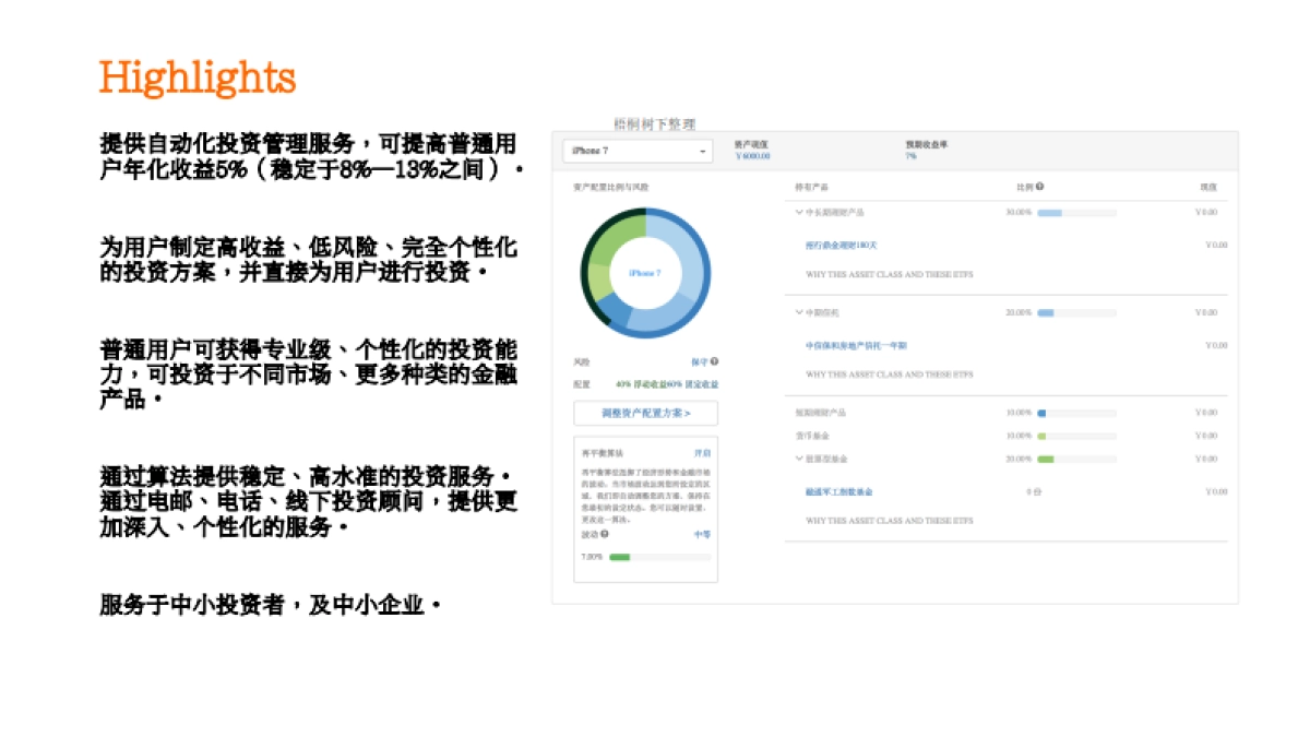 真挚投资管理机器人理财商业计划书_第2页