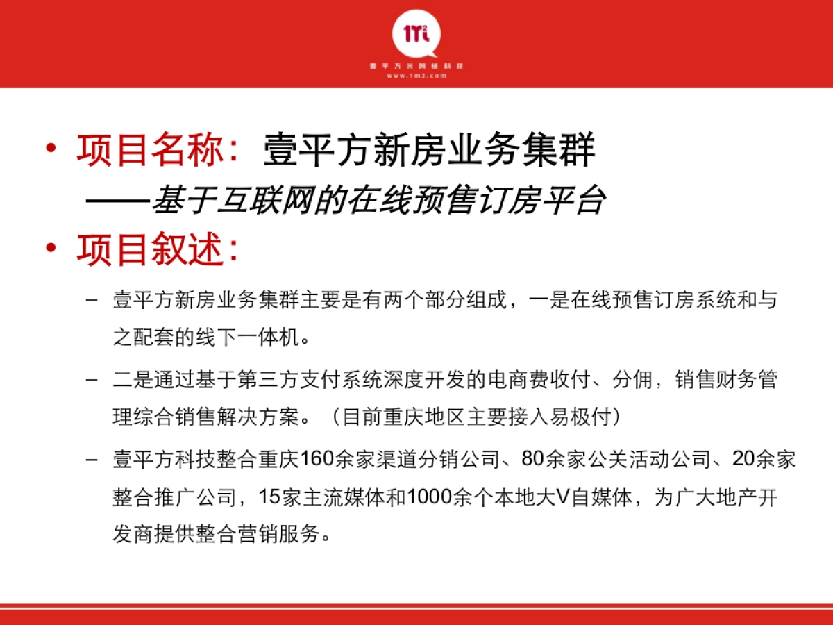 壹平方基于互联网的资产金融服务平台商业计划书_第5页