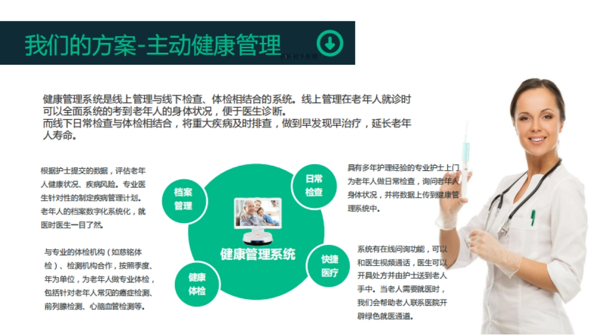 主动式老年健康管理商业计划书_第9页