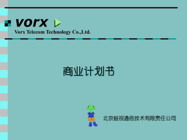 北京蛙视商业计划书