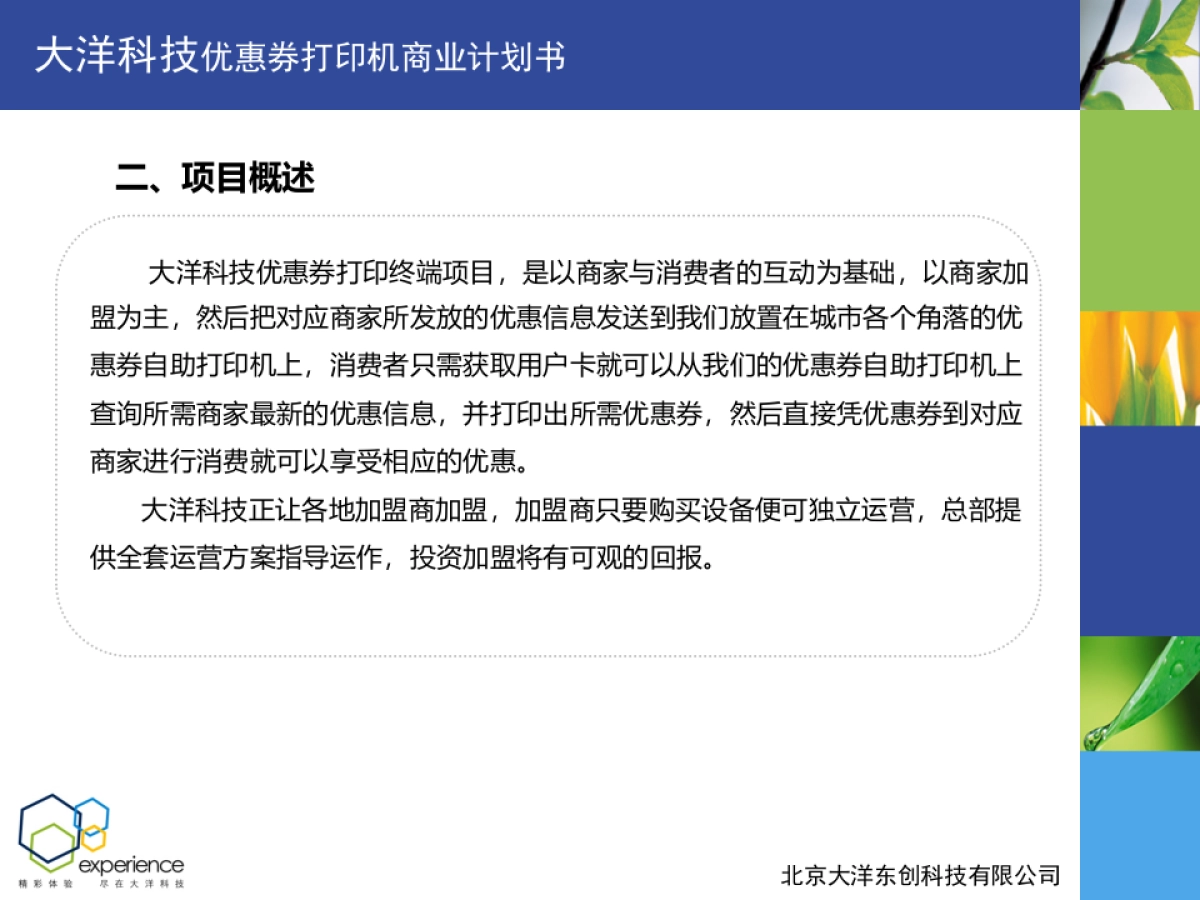大洋科技优惠券打印机商业计划书_第4页