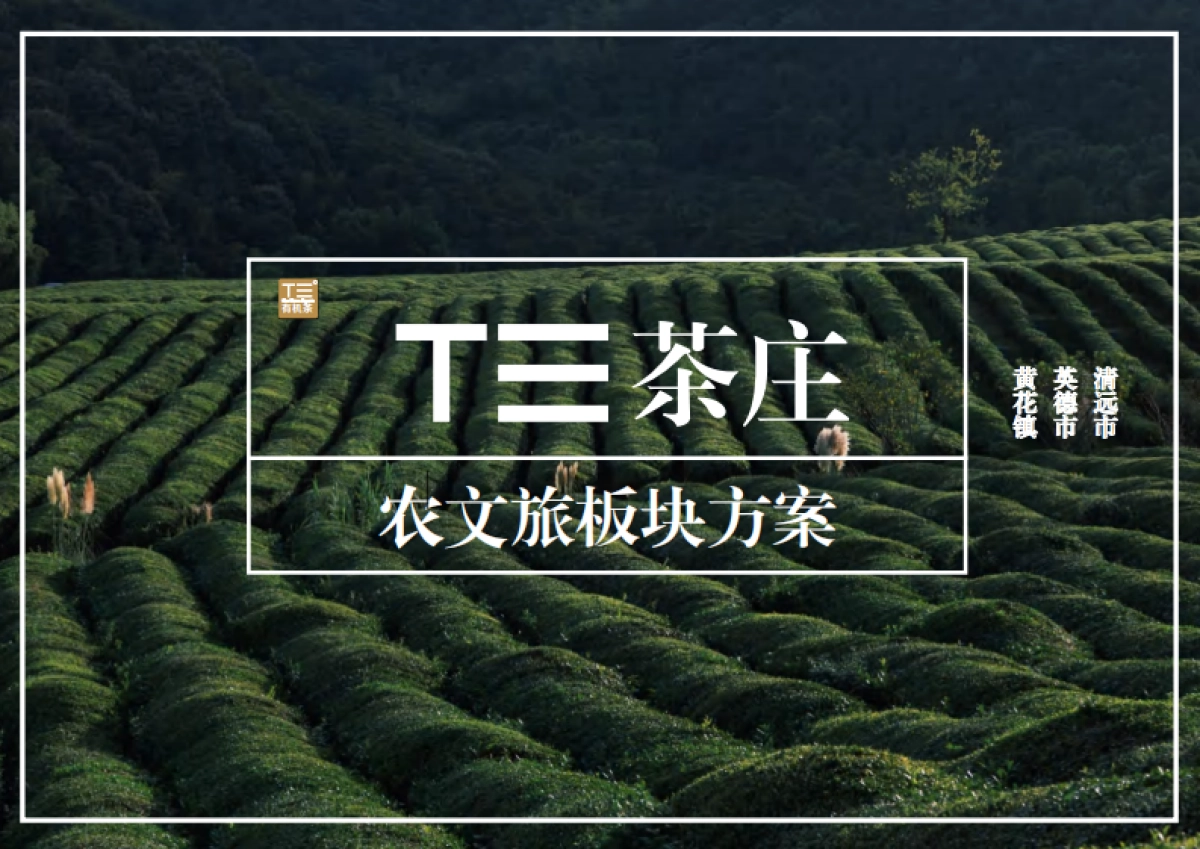2023茶庄农文旅板块农村产业融合发展示范园战略规划方案_第1页