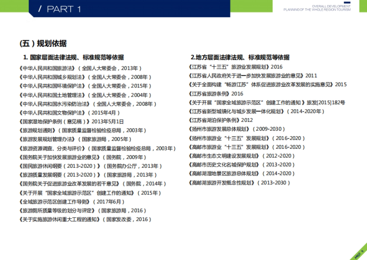 高邮市全域旅游发展总体规划（中陆必得）_第9页