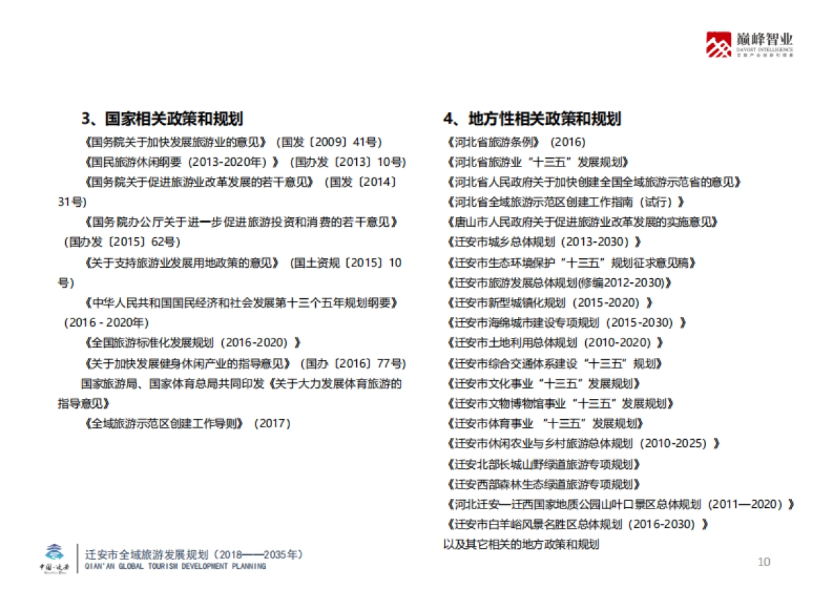 河北迁安全域旅游发展规划(巅峰智业)_第10页