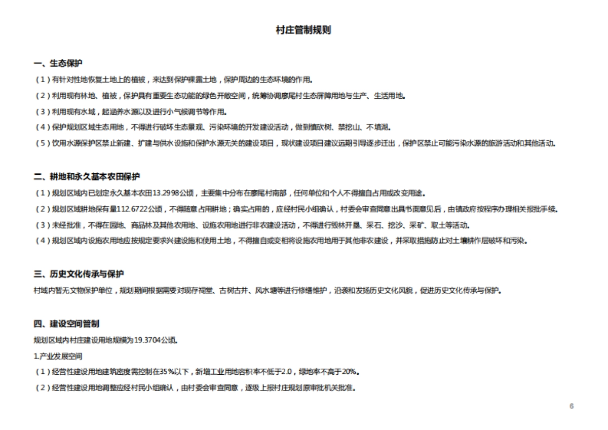 惠州市博罗县园洲镇廖尾村(2020-2035)(国土空间规划型)_第6页