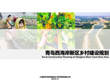 青岛西海岸新区乡村振兴建设规划（同济）