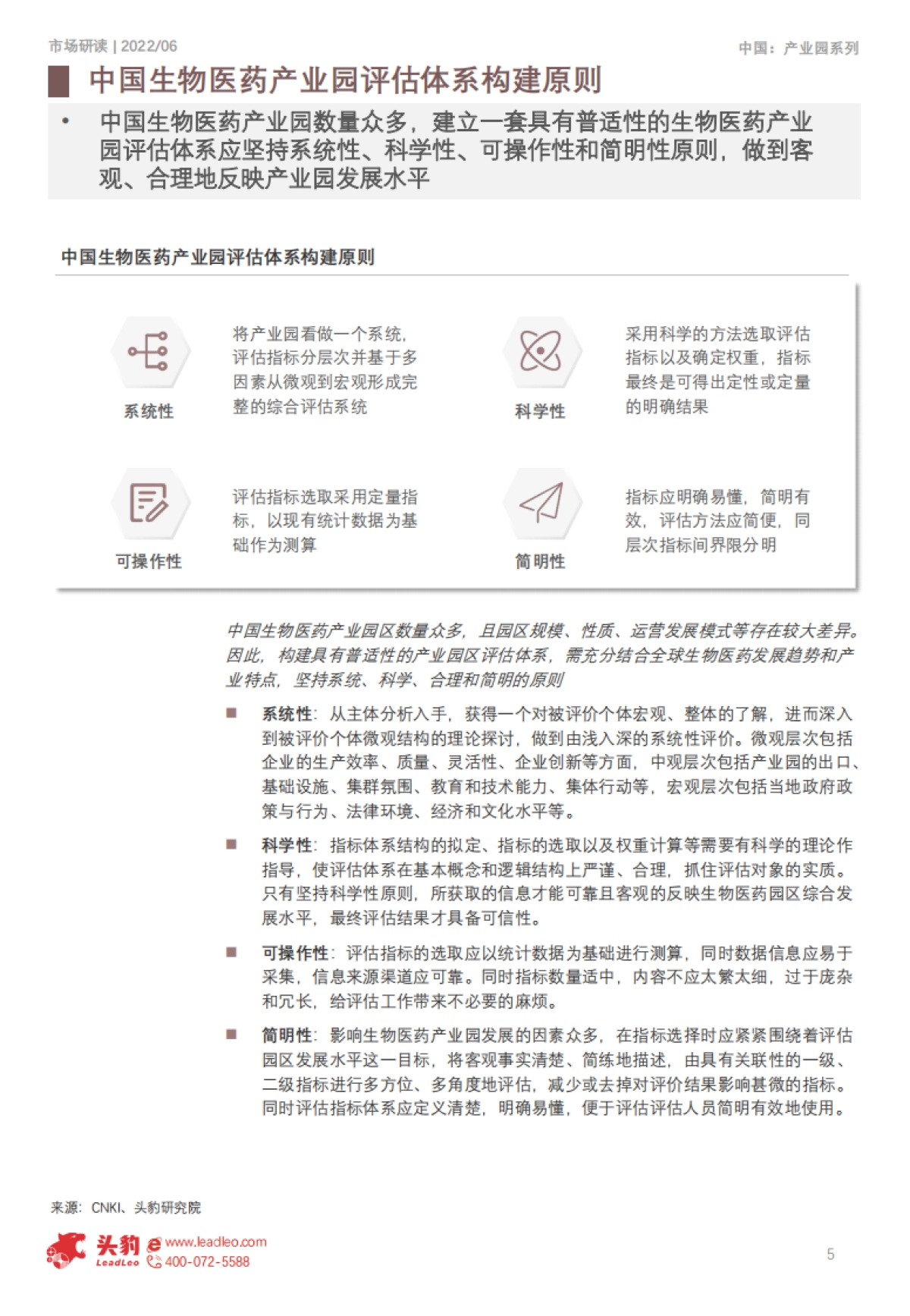 头豹:2022年中国生物医药产业园评估体系(摘要版)_第5页