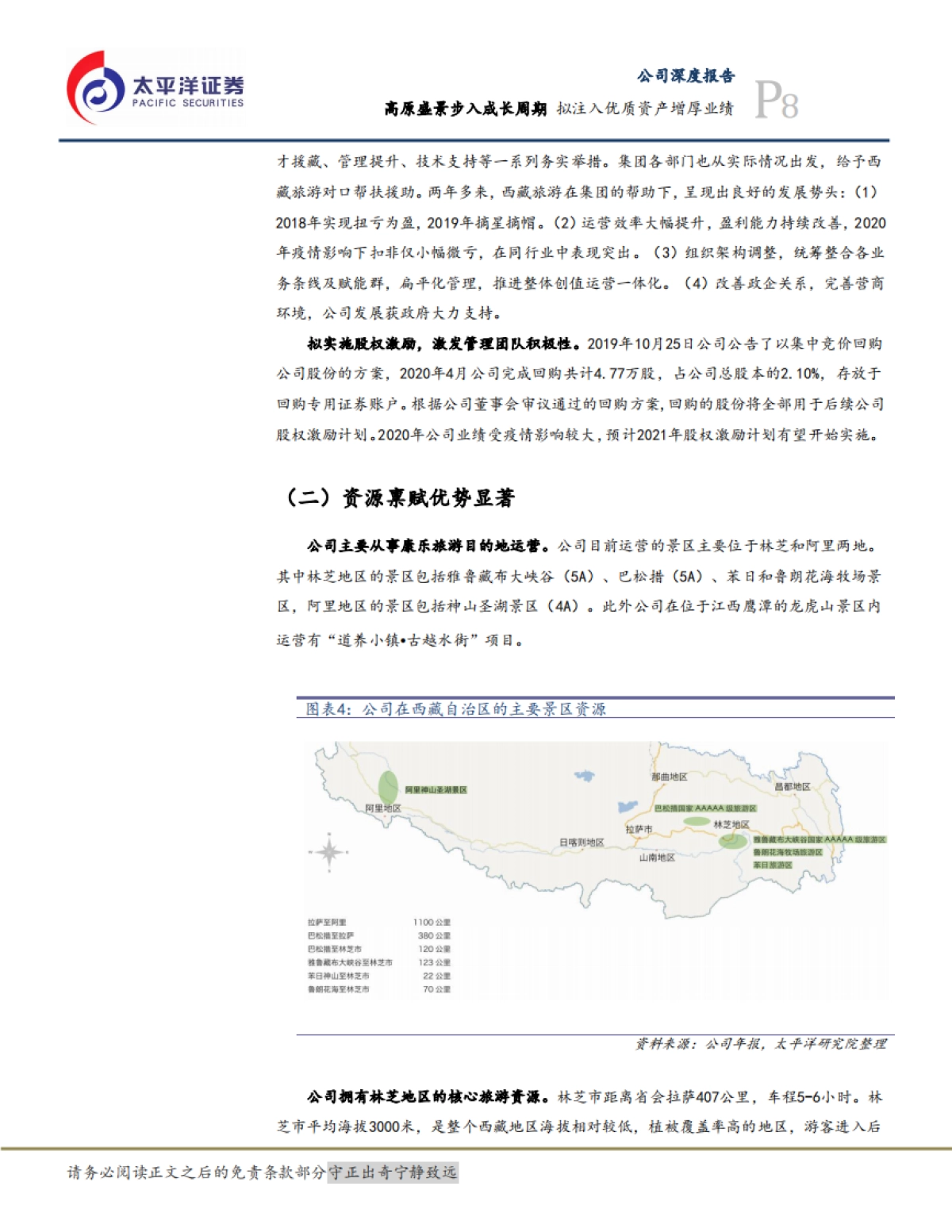 西藏旅游:高原盛景步入成长周期,拟注入优质资产增厚业绩-太平洋证券-40页_第8页