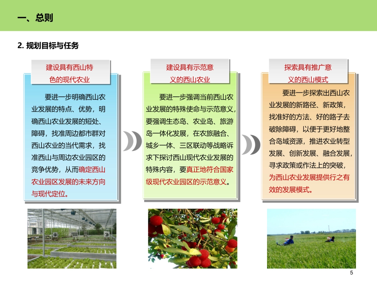 西山国家现代农业示范园区发展规划_第5页