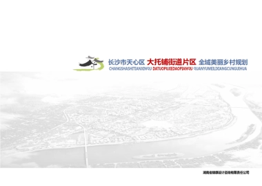 长沙天心区大托铺街道全域美丽乡村规划