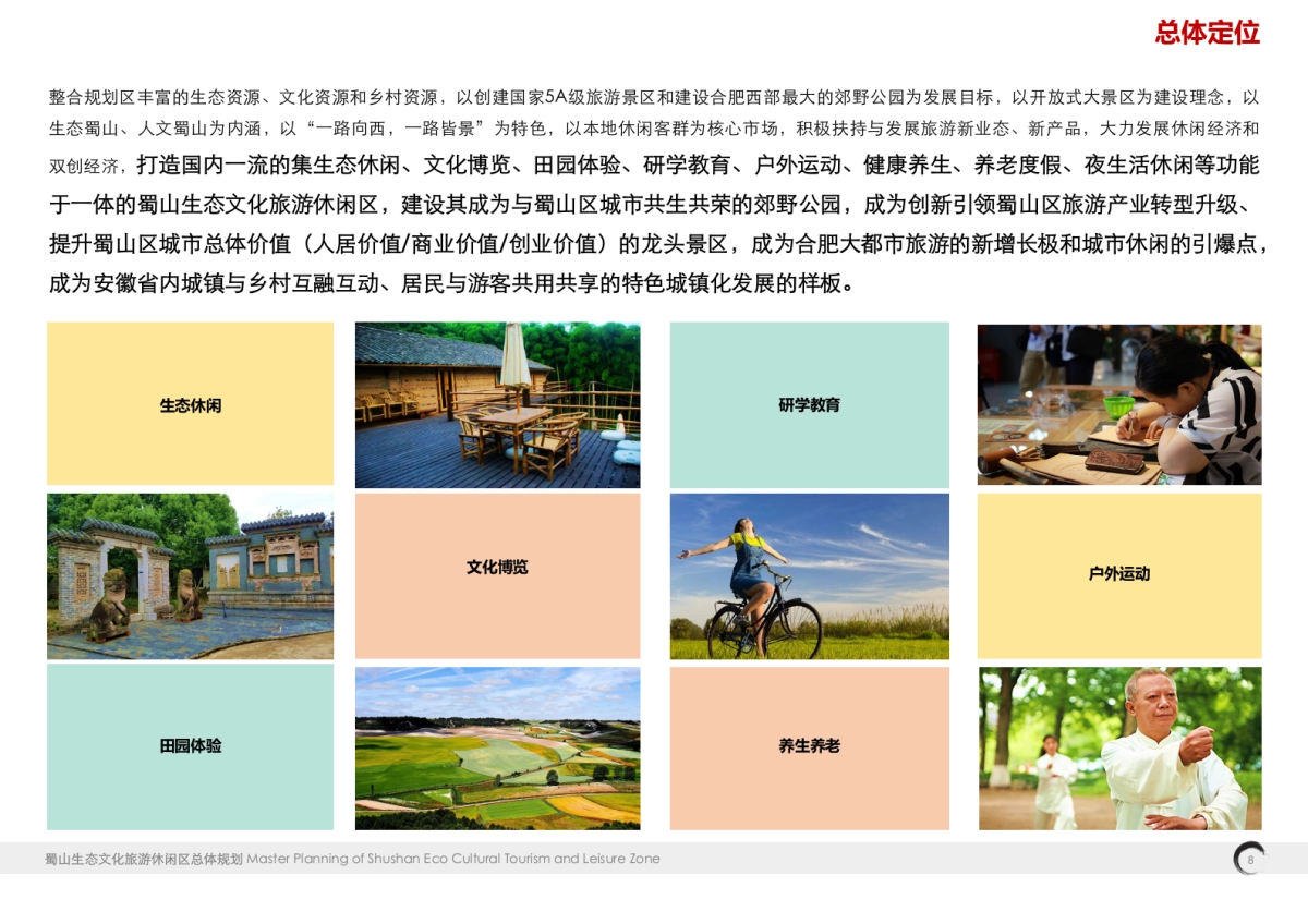安徽合肥蜀山生态文化旅游休闲区总体规划汇报版_第8页
